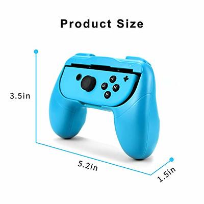 MENEEA Game Handle Connector Compatible with Nintendo Switch for Joy Con &  Switch OLED Model Compatible with Joy Con, 5-in-1 Gamepad Handle with Wrist