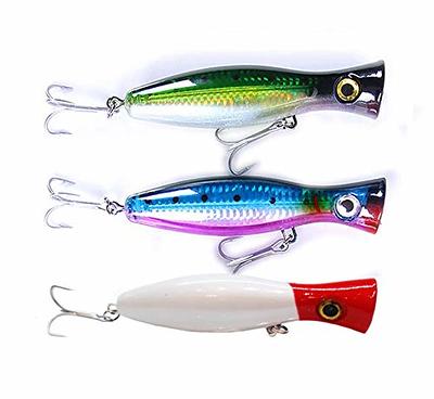  One Large TopWater Popper 4.75 In/15 Oz Lure Artificial Seal  Lure 3D Eyes Hard Popper Fishing Lure