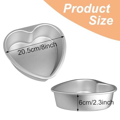 Wilton Decorator Preferred Heart Shaped Cake Pan, 8-Inch, Aluminum