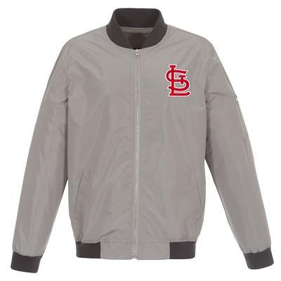 St. Louis Cardinals JH Design Reversible Fleece Full-Snap Hoodie Jacket -  Navy