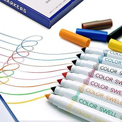 Color Swell Washable Markers Bulk 18 Pack, 8 Markers per Pack, 144 Total Markers