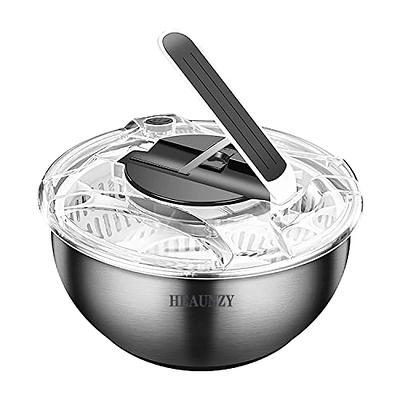 Salad Spinner Lettuce Dryer Spinner Vegetable Washer Dryer Drainer With  Bowl Colander Vegetable Spinner Lettuce Spinner For Vegetables Fruits