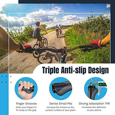  2 Pcs Bike Handlebar Grips Skull Style Bicycle Grips