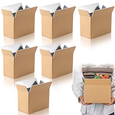 10 -12x12x12 White Corrugated Boxes -New for Moving or Shipping Needs