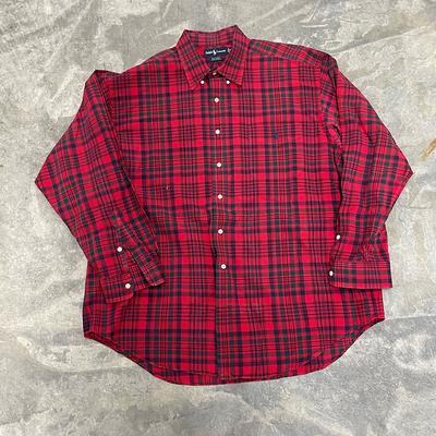 Vintage Polo Ralph Lauren Plaid Button-Down Shirt