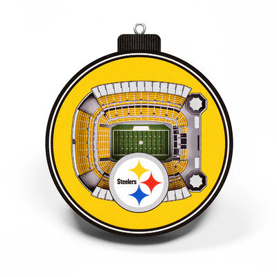 StadiumViews Pittsburgh Steelers Multiple Colors/Finishes Sports Indoor  Ornament Shatterproof