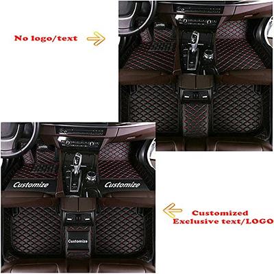 Car Floor Mat Fit 99% Sedans Sports Cars Luxury Custom Car Mats for SUV  Women Leather Automotive Floor Mats All Weather Car Mats Diamond Floor Mats