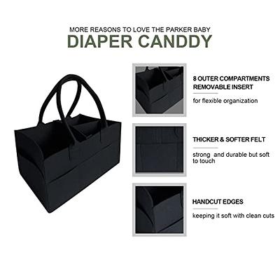 Baby Diaper Caddy Storage Bag Organizer Nursery Holder Felt Storage Bin  Portable