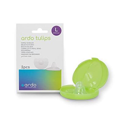 Ardo Tulips Contact Nipple Shields for Breastfeeding, Made in Switzerland,  2 Count with Carrying Case, BPA Free, (Size L, 24mm) - Yahoo Shopping