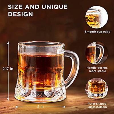 6oz 8oz Unique Glass Water Cup Custom Whiskey Mug Beer Mug