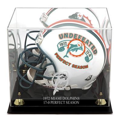 New Orleans Saints Super Bowl XLIV Champions Golden Classic Helmet Logo  Display Case