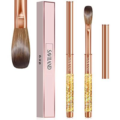 Makartt Nail Art Brushes,Thin Liner Brush,3Pcs,Detail Design Pen Set  Acrylic Nail Brush Gel Nail Painting Brush Nail Dotting Tool Nail Drawing  Brush Kit Shiny Diamond Premium Handle Home DIY Salon Use 