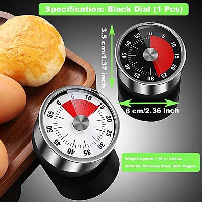 Digital Kitchen Timers for Cooking, Magnetic Visual Timer with 1PCS Magnetic