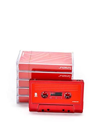  20 Pack Cassette Cases Clear Plastic Blank Cassette