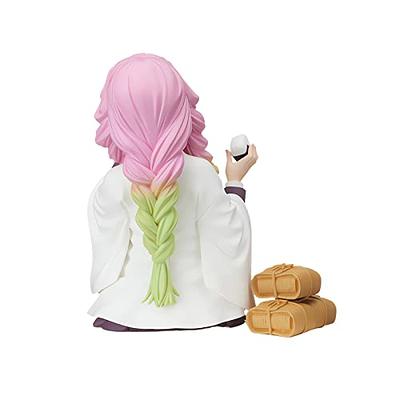 FOUONTOS Zenitsu Agatsuma Ghost Slayer Figure Eat Rice Balls Series Action  Figure Toys Collection Anime Sitting Pose Character Action Figure (Onigiri