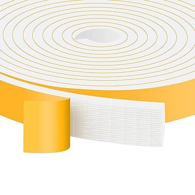 High Density Foam Weather Stripping Door Seal Strip Insulation Tape Roll  for Insulating Door Frame, Window, Air Conditioner | Self Adhesive Sealing
