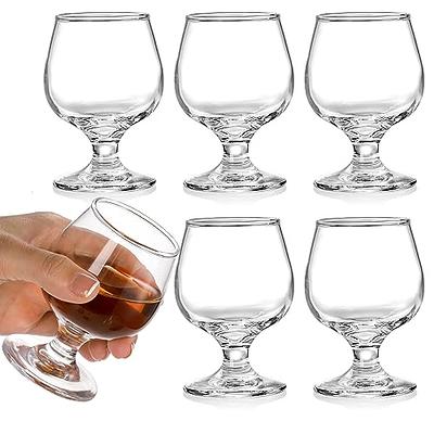 Cute Shot Glasses Mini Glass Snifters Cognac 1.7 oz Glasses Brandy Snifter  Mini Wine Glasses Glass Dinnerware Set for Whiskey Juice Vodka Sherry  Champagne Brandy Wine Party Supplies (48 Pieces) - Yahoo Shopping