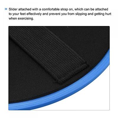 Uxcell Exercise Core Sliders, Oval Glider Discs with Feet Covers