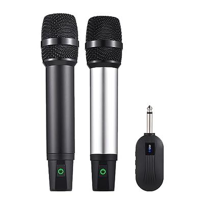 Pyle 4 Channel Wireless Microphone System, Portable UHF Band