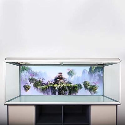  ELEBOX Fish Tank Stickers Wallpaper Seaweed Background  Aquarium Background Decoration Water Plants Fish Tank Background 15.7x 40  : Pet Supplies