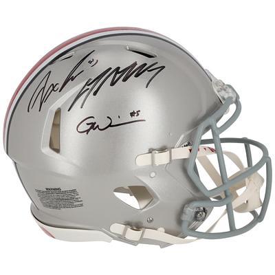 Signed Tom Brady Helmet - Authentic Grey Speed Flex