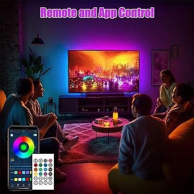  Daymeet LED Lights for TV, 9.8FT TV Led Backlight Lights for  32-60inch TV USB Led Light Strip for TV Led Behind Lights ICRGB Color  Changing Sync with Music Bluetooth APP Control