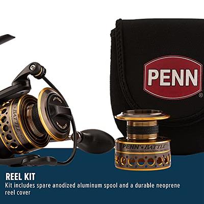 Sougayilang Fishing Reels Round Baitcasting Reel - Conventional Reel - Reinforced Metal Body And Supreme Star Drag-Right Hand-Red-Black-Warrior 6000