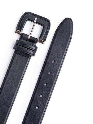 Mio Marino Men's Double Stitched Belt Strap