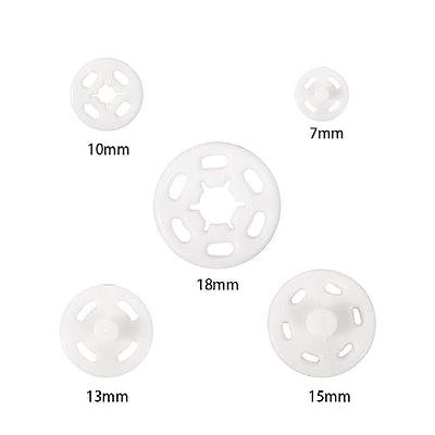 CHDHALTD 100pcs Sew-on Snap Buttons,Plastic Snaps Fasteners Press Studs  Buttons for Sewing Clothing,Snap Plastic Fasteners Button(15mm,Black) -  Yahoo Shopping