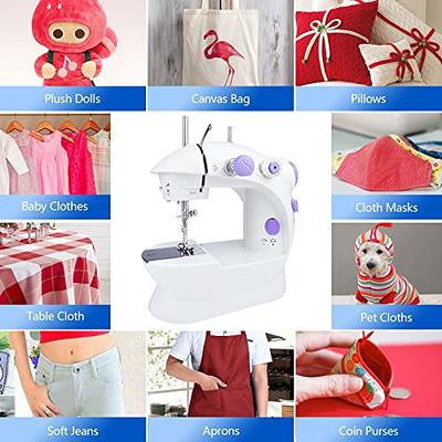 Mini Sewing Machine for Beginners-Maquina de Coser, Easy Automatic Sewing  Machine with Extension Table, Household Electric Portable Sewing Tool with  Sewing Kit, Small, for All Age, Kids or Adults - Yahoo Shopping