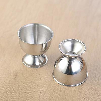 4Pcs Stainless Steel Egg Cups For Soft Boiled Eggs Kitchen Tools