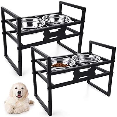 Dog bowls stand for large dogs, raised dog food bowl, elevat