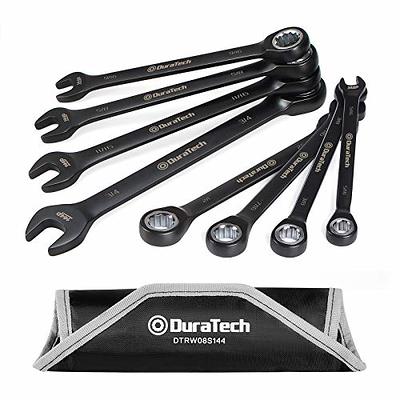 DURATECH Ratcheting Combination Wrench Set, 144-P, Double-Stacked