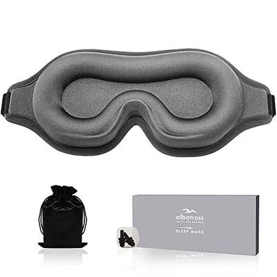 Solid Silk Eye Mask Dark Gray - Casaluna™