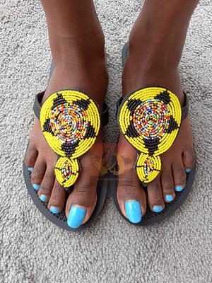 African Beaded Sandals – The Ngaska Store