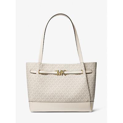 Michael Kors Maisie Large Logo 3-in-1 Tote Bag Natural