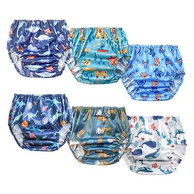 BISENKID 6 Packs Waterproof Potty Training Plastic Underwear Covers for Potty  Training Pants and Good Elastic Rubber Pants for Toddlers Disposable  Diapers Boys 4t - Yahoo Shopping