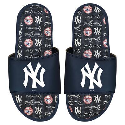 New York Yankees ISlide Alternate Logo Slide Sandals - Gray