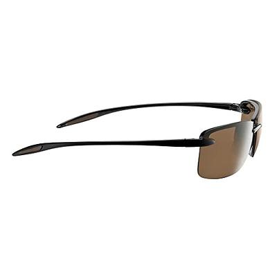 Flying Fisherman Triton Polarized Sunglasses - Matte Black/Amber