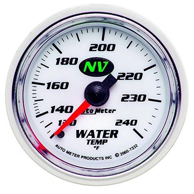 Autometer 4333 Ultra-Lite Mechanical Water Temperature Gauge