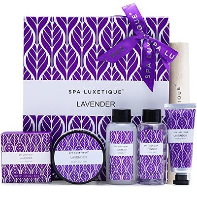  Spa Gift Basket – Bath and Body Set with Vanilla Fragrance by  Lovestee - Gift Basket Includes Shower Gel, Body Lotion, Hand Lotion, Bath  Salt, Eva Sponge and a Bath