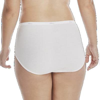 Hanes Women's Cotton Bikini Underwear, Moisture-Wicking, 12-Pack