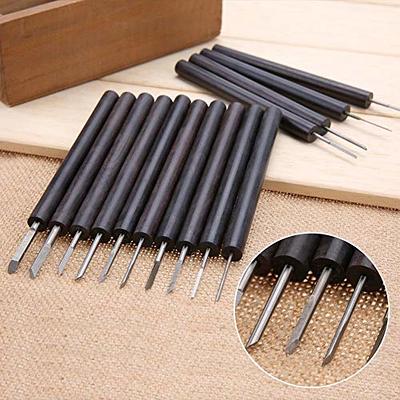 4Pcs Wood Carving Tools Set, Woodworking Hand Chisel Compact Wood Carving  Knife with Storage Case Great for DIY Art Craft Carpentry Beginners Carvers