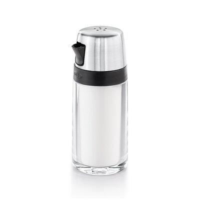 OXO Good Grips Salt Shaker with Pour Spout, Clear/Silver, Salt & Pepper