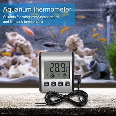 Refrigerator Thermometer,Freezer Thermometer, high and Low Temperature Alarm,  Extra Sensor,Big LCD,Stainless Panel - Yahoo Shopping