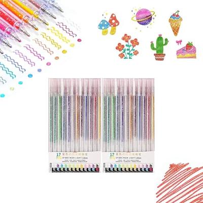 STOBOK 10 Pcs White Highlighter White Gel Pens Color Gel Pens Colored Gel  Pen Colorful Gel Pens Gel Pens Colored Fine Point Gel Pens Highlight Pens