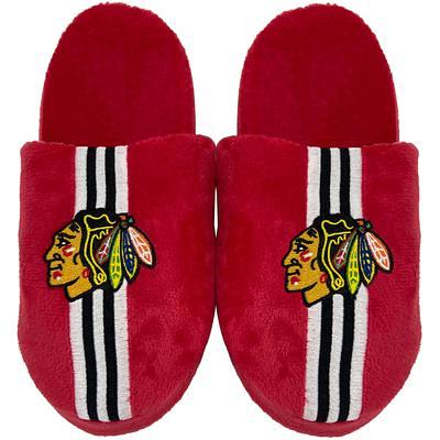 Youth FOCO Wisconsin Badgers Team Stripe Slippers