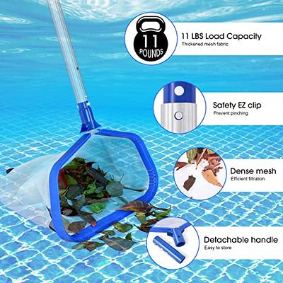 Goovilla Pool Net, Pool Skimmer Net with Double-Layer Deep Bag, Heavy Duty  Aluminum Frame Swimming