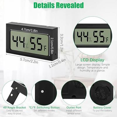 NOKLEAD LCD Digital Thermometer Hygrometer Indoor Room Temperature