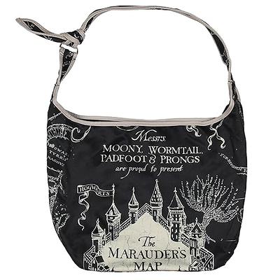 Women's Loungefly x Harry Potter Crossbody Travel Bag Nylon Tattoo All Over Print Crossbody Bag by Harry Potter in Multi